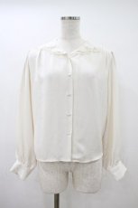 画像1: an another angelus / ローズカットワーク刺繍開衿ブラウス Free 白 H-26-10-16-048-CA-BL-NS-ZH (1)