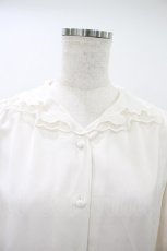 画像3: an another angelus / ローズカットワーク刺繍開衿ブラウス Free 白 H-26-10-16-048-CA-BL-NS-ZH (3)