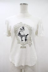 画像1: MAM MAXICIMAM / アリスプリントTシャツ Free オフ H-26-10-16-053-LO-TS-NS-ZH (1)