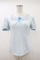 画像1: Angelic Pretty / ビジューカラーカットソー Free サックス H-26-10-16-058-AP-TO-YZ-ZH (1)