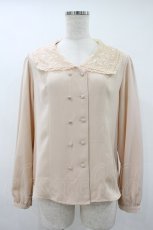 画像1: F&A / レース衿ダブル釦ブラウス Free IVORY H-26-10-16-059-CA-BL-NS-ZH (1)