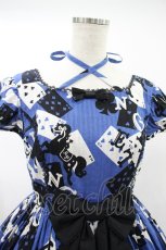 画像4: Angelic Pretty / トランプカーニバルワンピース Free ブルー H-26-10-16-012-AP-OP-NS-ZH (4)