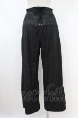 画像2: an another angelus / ダブル釦マリンデニムパンツ 1 BLACK H-26-10-16-003-CA-PA-NS-ZH (2)