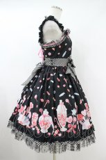 画像3: Angelic Pretty / MIRACLE★CANDYドットチュールジャンパースカート Free ブラック H-26-10-16-016-AP-OP-NS-ZH (3)