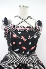 画像4: Angelic Pretty / MIRACLE★CANDYドットチュールジャンパースカート Free ブラック H-26-10-16-016-AP-OP-NS-ZH (4)