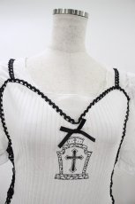 画像3: DimMoire / Gothicチュールトップス L 白 H-26-10-17-041-PU-TO-AK-ZH (3)