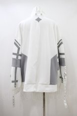 画像2: HIDOLATRAL THEODOL / 近未来メタルジャージ FREE 白×シルバー H-26-10-17-005-PU-JA-AK-ZH (2)