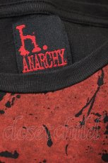 画像4: h.ANARCHY / プリント半袖カットソー  黒×赤 H-26-10-17-052-HN-TO-AK-ZH (4)