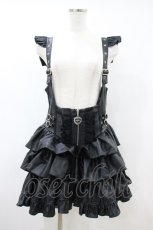 画像1: IMVAL / FRILL DRESS  黒 H-26-10-17-008-PU-OP-AK-ZH (1)