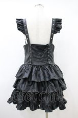 画像2: IMVAL / FRILL DRESS  黒 H-26-10-17-008-PU-OP-AK-ZH (2)