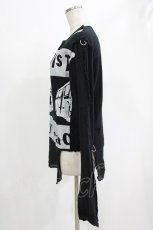 画像2: SEXY DYNAMITE LONDON / ガーゼトップス S 黒 H-26-10-18-037-PU-TO-AK-ZH (2)
