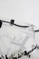 画像3: Deorart / プリントカットソー L 白×黒 H-26-10-18-051-PU-TO-AK-ZH (3)