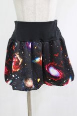 画像1: galaxxxy / 総柄スカート  黒 H-26-10-18-010-PU-SK-AK-ZH (1)