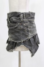 画像2: HYSTERIC GLAMOUR / デニムミニスカート XS グレー H-26-10-18-012-PU-SK-AK-ZH (2)