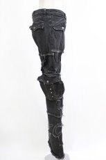 画像2: BPN FOR MEN / デニムパンツ M グレー H-26-10-18-018-GO-PA-AK-ZH (2)