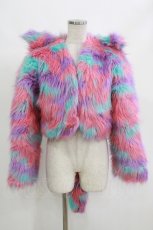 画像1: galaxxxy / ファージャケット  カラフル H-26-10-18-024-PU-CO-AK-ZH (1)