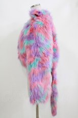 画像2: galaxxxy / ファージャケット  カラフル H-26-10-18-024-PU-CO-AK-ZH (2)