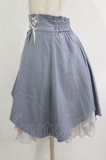画像2: axes femme POETIQUE / ハイウエストイレヘムスカート M ブルー H-26-10-19-031-AX-SK-NS-ZH (2)