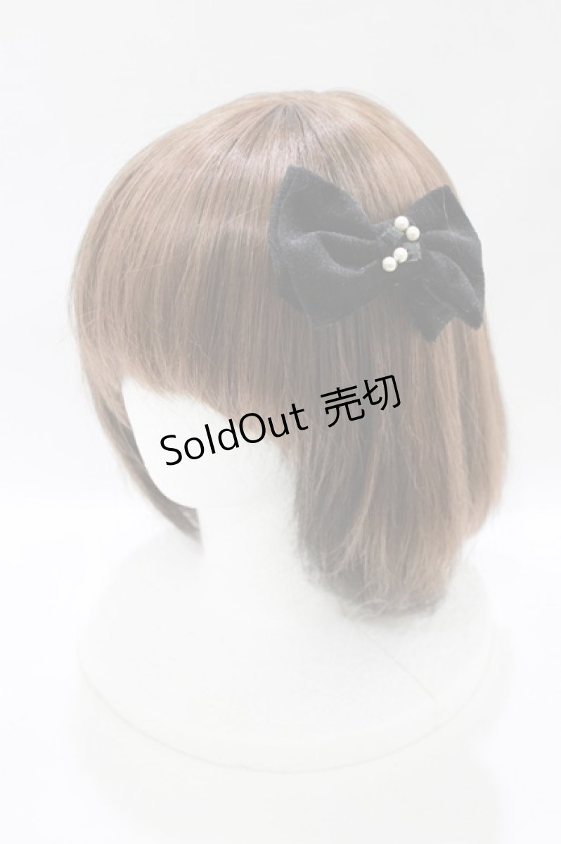 画像4: axes femme / リボン付パーティー姫ワンピース M ネイビー H-26-10-19-033-AX-OP-NS-ZH (4)