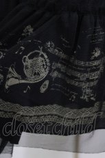 画像4: axes femme / 裾楽器ptチュールレイヤードスカート M ブラック H-26-10-19-034-AX-SK-NS-ZH (4)