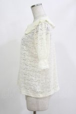 画像2: m petit by misako / TT* AOKレースブラウス M アイボリー H-26-10-19-059-LO-BL-NS-ZH (2)