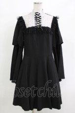 画像1: DARK IN LOVE / ヨークレースワンピース XXL ブラック H-26-10-19-063-PU-OP-NS-ZH (1)