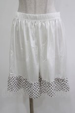 画像1: MARBLE / ドットフリルインナ－パンツ Free 白 H-26-10-19-065-GO-PA-NS-ZH (1)
