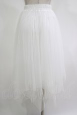 画像3: MARBLE / チュールスカート Free 白 H-26-10-19-066-GO-SK-NS-ZH (3)