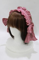 画像1: Physical Drop / ノスタルジックドリーミィヘッドドレス  レッド H-26-10-19-079-LO-AC-NS-ZH (1)
