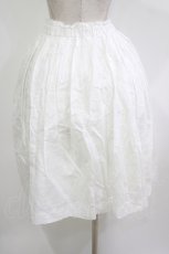 画像3: Fi.n.t / フレンチリネン風タックスカート Free OFFWHITE H-26-10-19-028-CA-SK-NS-ZH (3)