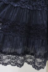画像3: an another angelus / レース切替ティアードロングスカート Free NAVY H-26-10-20-026-CA-SK-NS-ZH (3)