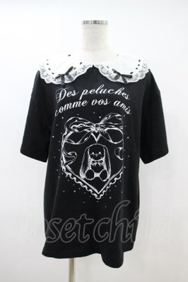 Preview of うさぎプリントTシャツ M ブラック