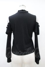 画像2: DearMyLove / 肩開きリブニット M ブラック H-26-10-20-043-GO-TO-YZ-ZH (2)