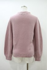 画像2: Ank Rouge / ヨークドットチュールニット M ピンク H-26-10-20-059-CA-TO-YZ-ZH (2)