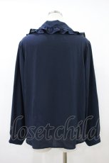 画像2: axes femme / フリル襟ブラウス M ネイビー H-26-10-20-062-AX-BL-OW-ZH (2)