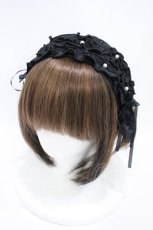 画像1: Angelic Pretty / Sugar Sweetヘアバンド  ブラック H-26-10-20-009-AP-AC-NS-ZH (1)