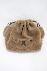 画像1: merry jenny / ボリスボアpouch　ポーチ  ブラウン H-26-10-20-011-LO-ZA-OW-ZH (1)