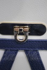 画像4: an another angelus / クロスタイデザインバッグ  Ivory/Navy H-26-10-20-013-CA-BG-NS-ZH (4)