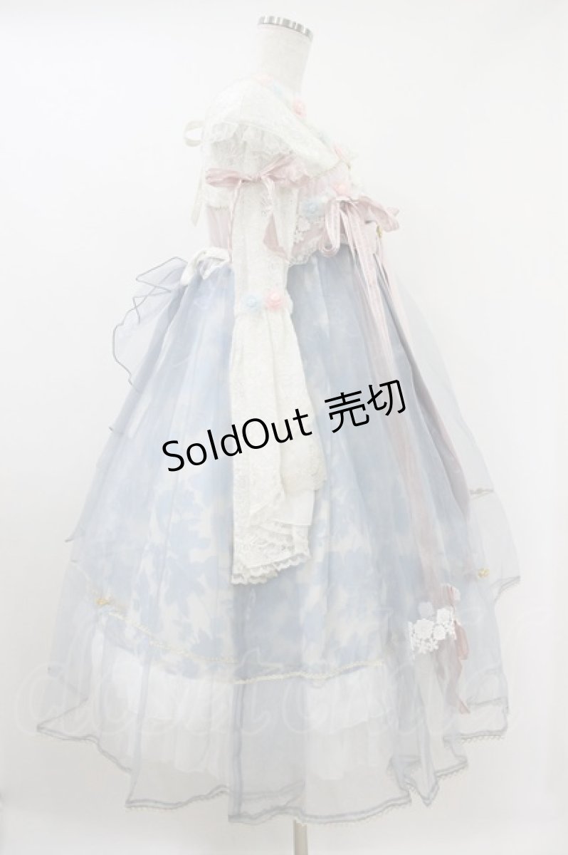 画像3: BABY,THE STARS SHINE BRIGHT / SA・KU・RA Celestial Maidenワンピース&リボンコームセット Free 白/サックス H-26-10-20-014-BA-OP-NS-ZH (3)