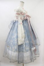 画像3: BABY,THE STARS SHINE BRIGHT / SA・KU・RA Celestial Maidenワンピース&リボンコームセット Free 白/サックス H-26-10-20-014-BA-OP-NS-ZH (3)
