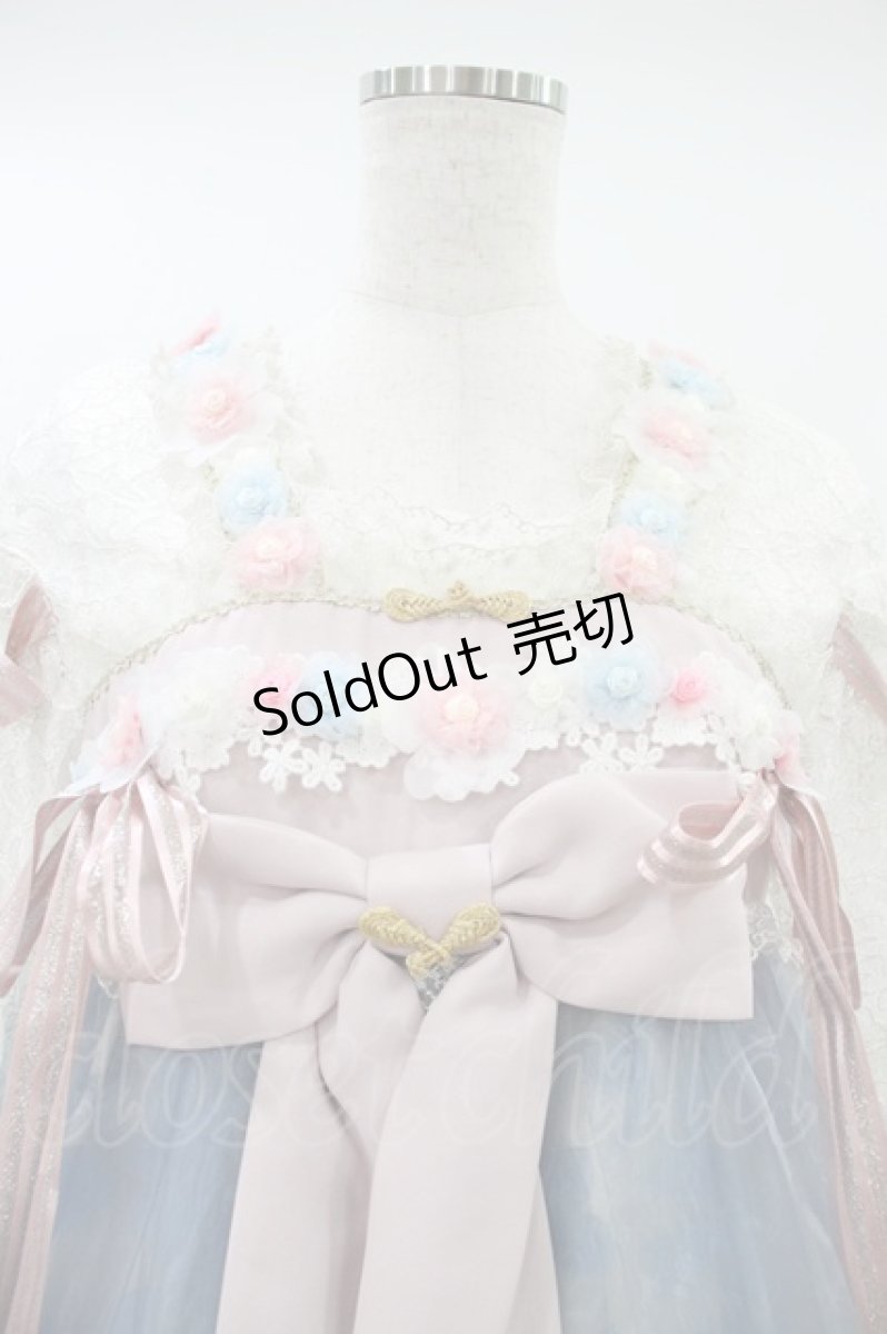 画像4: BABY,THE STARS SHINE BRIGHT / SA・KU・RA Celestial Maidenワンピース&リボンコームセット Free 白/サックス H-26-10-20-014-BA-OP-NS-ZH (4)