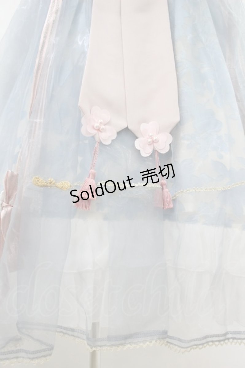 画像5: BABY,THE STARS SHINE BRIGHT / SA・KU・RA Celestial Maidenワンピース&リボンコームセット Free 白/サックス H-26-10-20-014-BA-OP-NS-ZH (5)