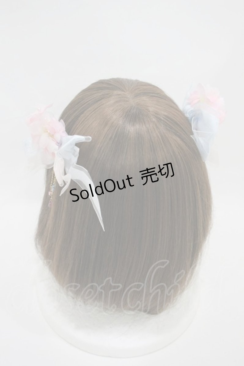 画像7: BABY,THE STARS SHINE BRIGHT / SA・KU・RA Celestial Maidenワンピース&リボンコームセット Free 白/サックス H-26-10-20-014-BA-OP-NS-ZH (7)