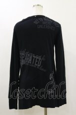 画像2: GHOST of HARLEM / プリントカーディガン F 黒 H-26-10-21-044-PU-TO-AK-ZH (2)