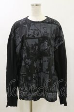画像1: SEXY DYNAMITE LONDON / プリントスウェットトップス  黒 H-26-10-21-047-PU-TO-AK-ZH (1)