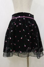 画像2: MILK / ROSE BUDスカート  ブラック H-26-10-21-060-ML-SK-AK-ZH (2)