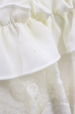 画像5: Ozz oneste / 薔薇刺繍コルセットスカート  アイボリー H-26-10-21-061-OO-OP-AK-ZH (5)