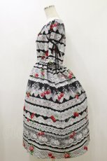画像3: MILK / デコレーションLace dress  ブラック H-26-10-21-073-ML-OP-AK-ZH (3)