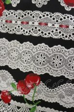画像4: MILK / デコレーションLace dress  ブラック H-26-10-21-073-ML-OP-AK-ZH (4)
