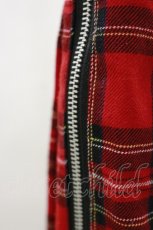 画像3: MAD / タータンチェックスカート LARGE 赤 H-26-10-21-022-PU-SK-AK-ZH (3)